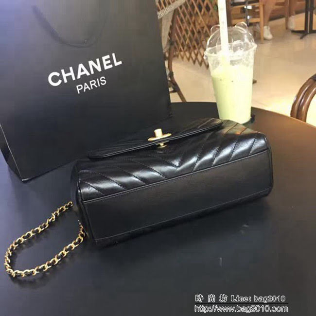 香奈兒CHANEL 57700 2018最新款爆款油臘皮鏈條包 DSC2022
